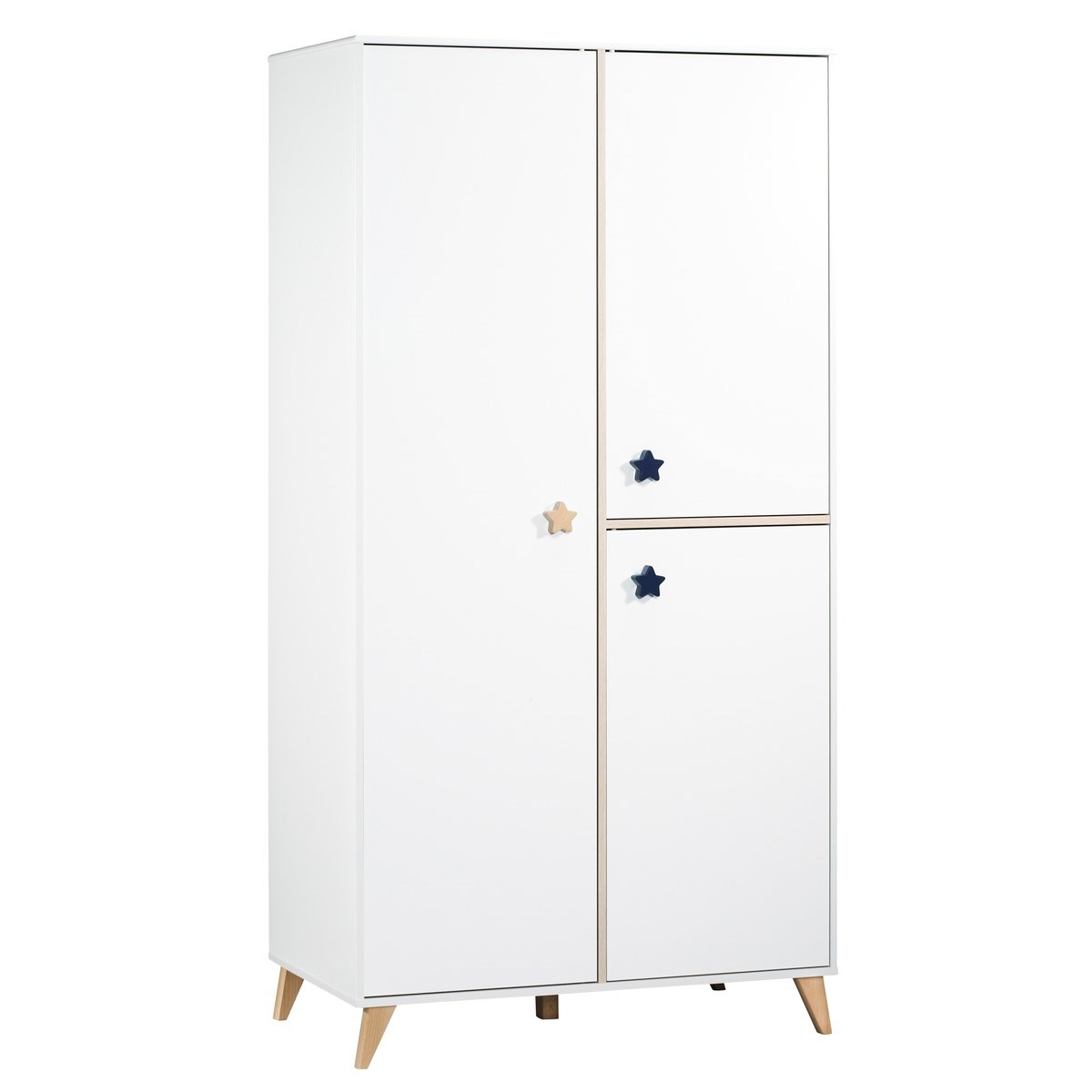 Armoire bébé design scandinave en bois blanc Armoire bébé design scandinave en bois blanc