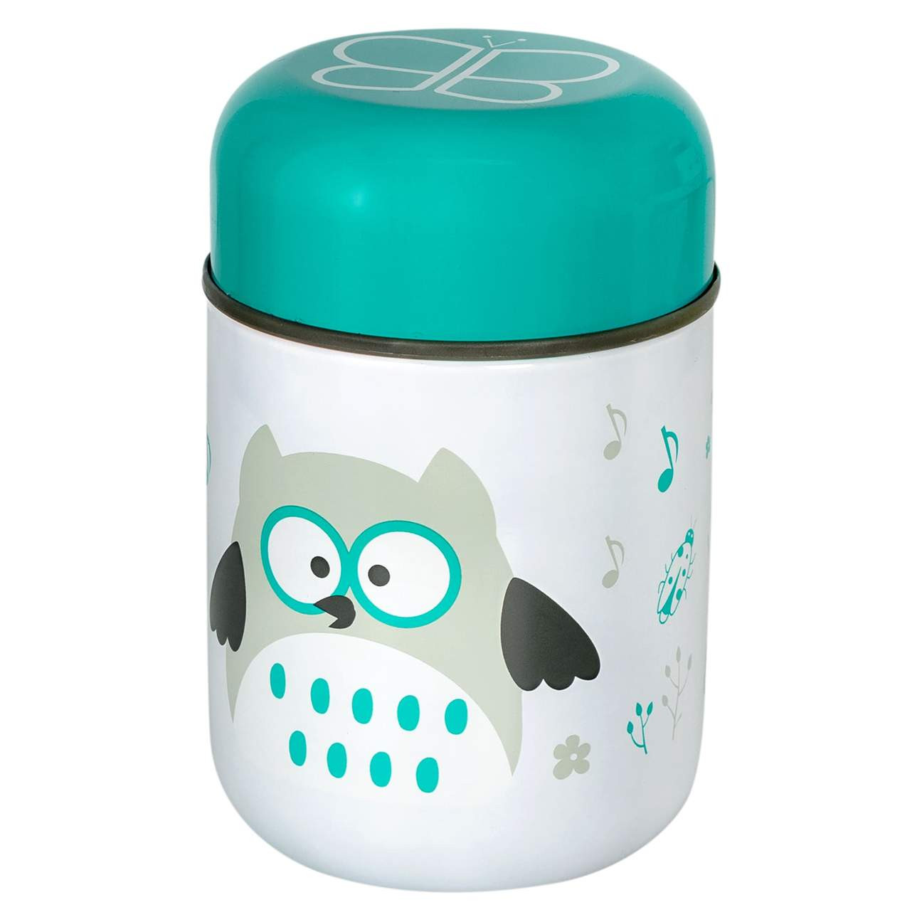 Boîte à repas isotherme avec cuillère bleu bébé Boîte à repas isotherme avec cuillère bleu bébé