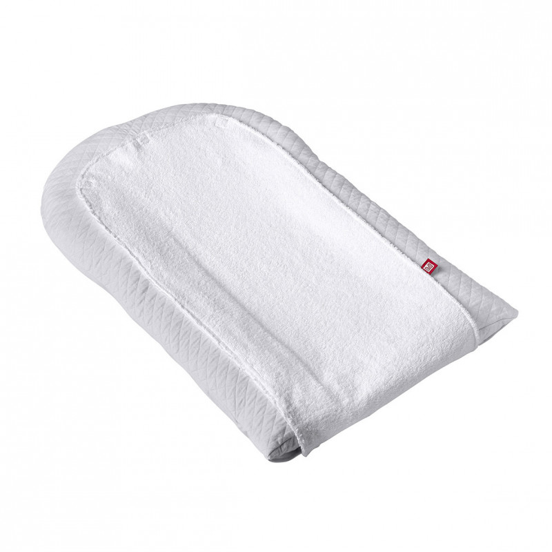 Matelas à langer - fleur de coton gris perle Matelas à langer - fleur de coton gris perle