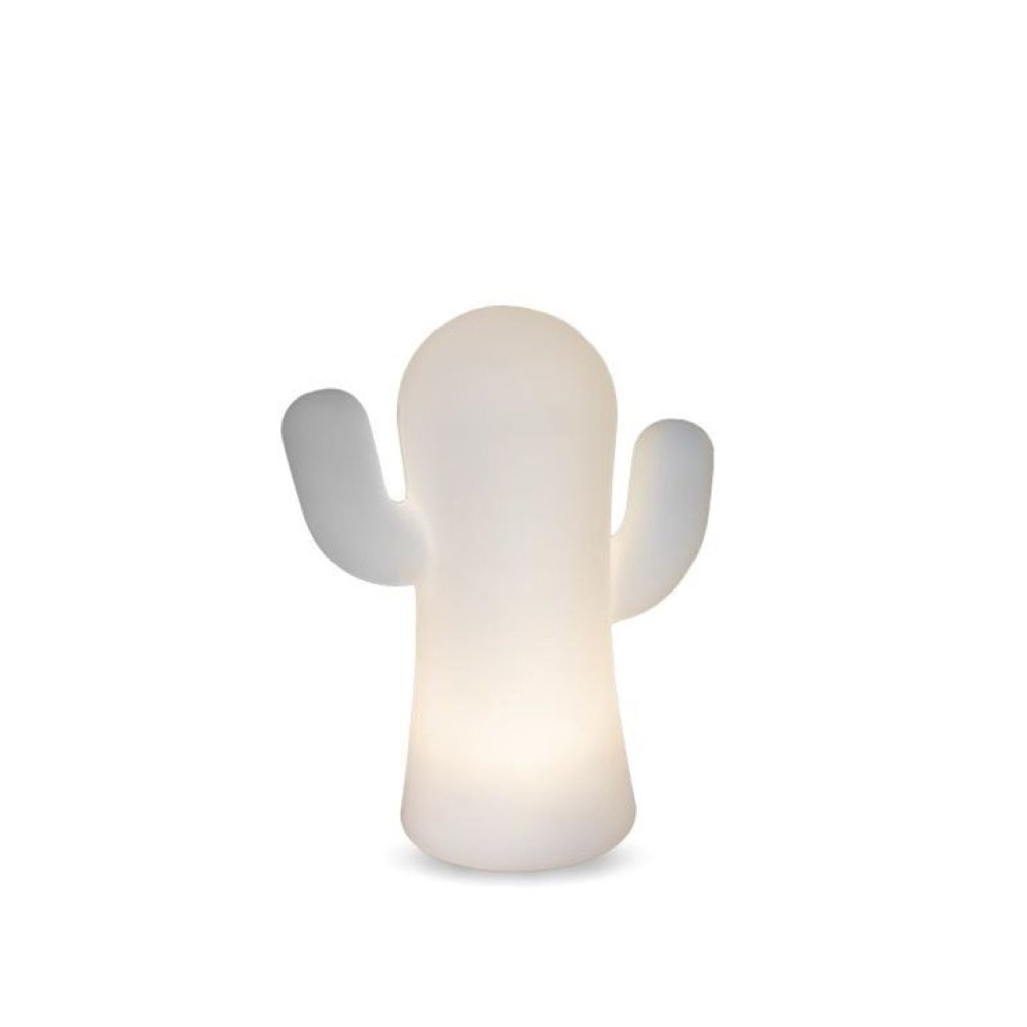 Veilleuse lumineuse LED forme cactus en silicone H20,6cm