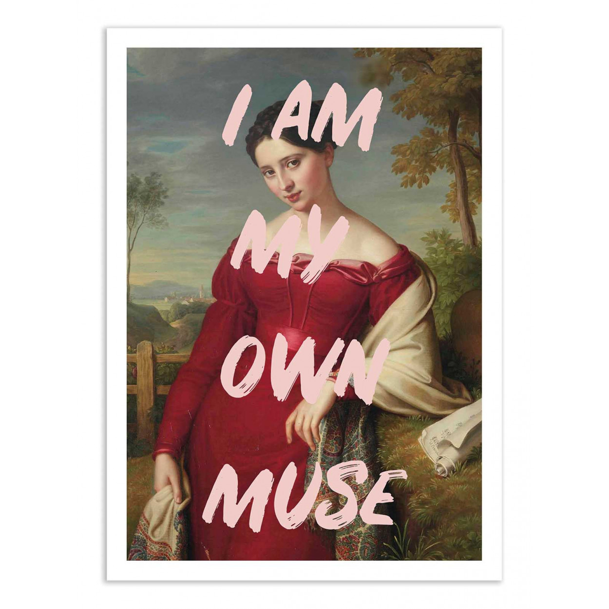 MY OWN MUSE - RUBY AND B - Affiche d'art 50 x 70 cm MY OWN MUSE - RUBY AND B - Affiche d'art 50 x 70 cm