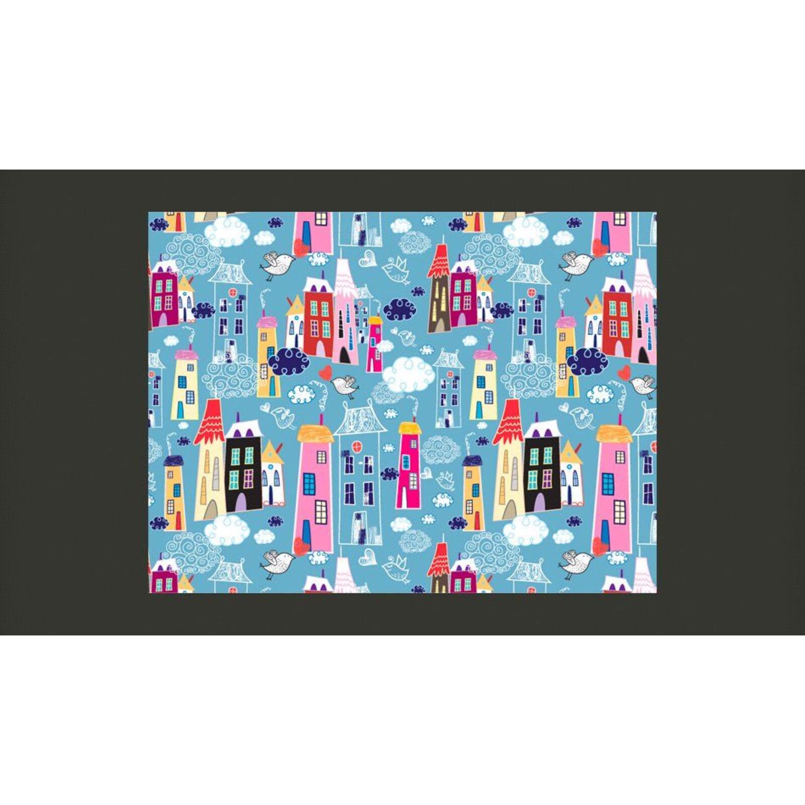 Papier peint enfant petit village dans les nuages 350x270 Papier peint enfant petit village dans les nuages 350x270