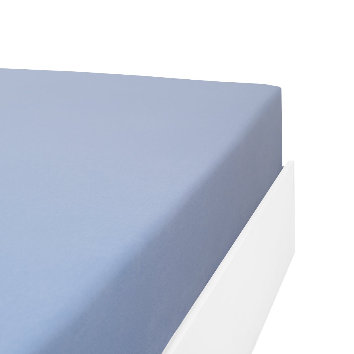 Drap housse flanelle en Molleton Bleu ciel 70x190 cm Drap housse flanelle en Molleton Bleu ciel 70x190 cm