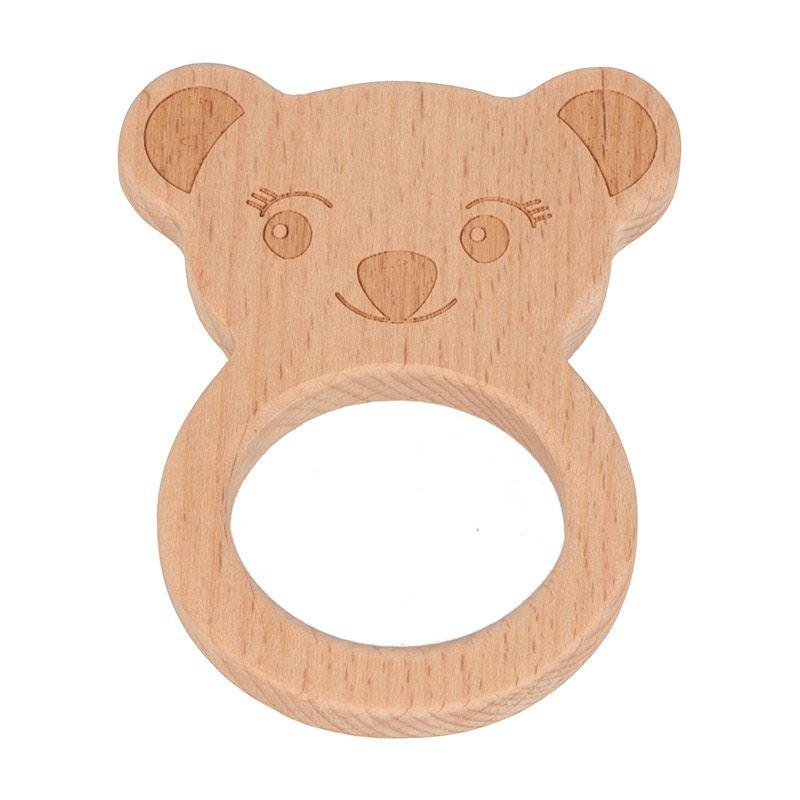 Anneau de dentition en bois koala 90x73mm Anneau de dentition en bois koala 90x73mm