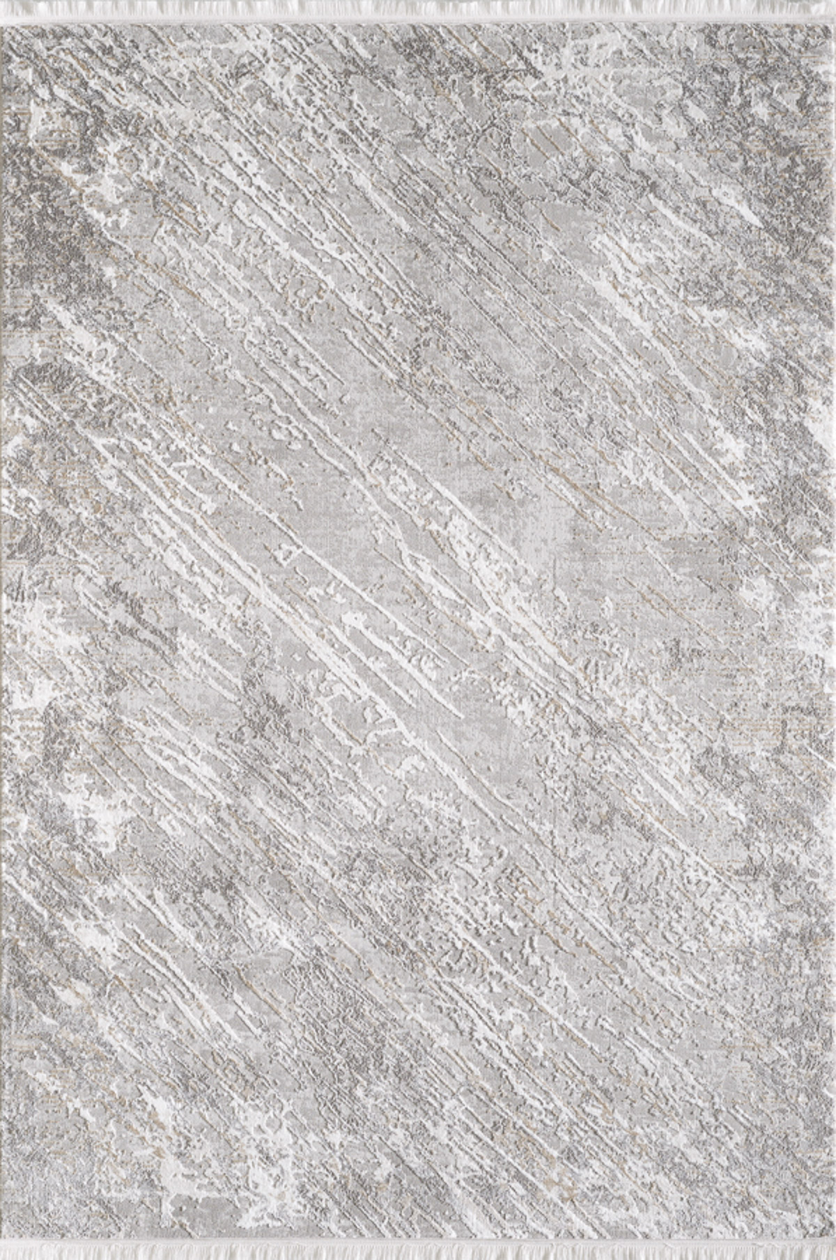 Tapis vintage motif abstrait avec franges beige 120x170cm Tapis vintage motif abstrait avec franges beige 120x170cm
