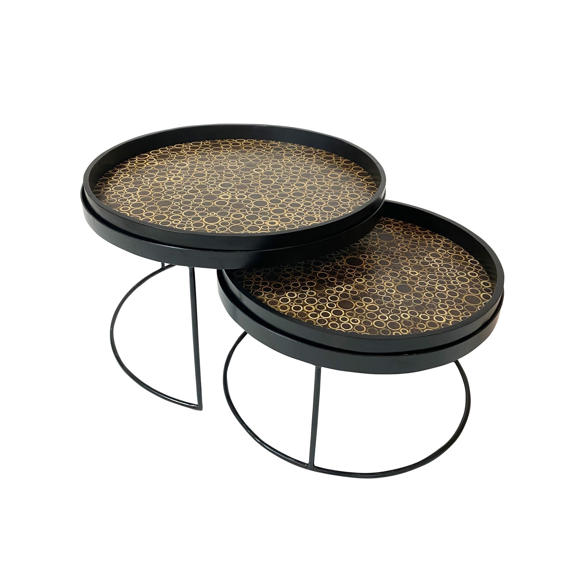 Set de 2 tables basses de 50cm et 60 cm Set de 2 tables basses de 50cm et 60 cm