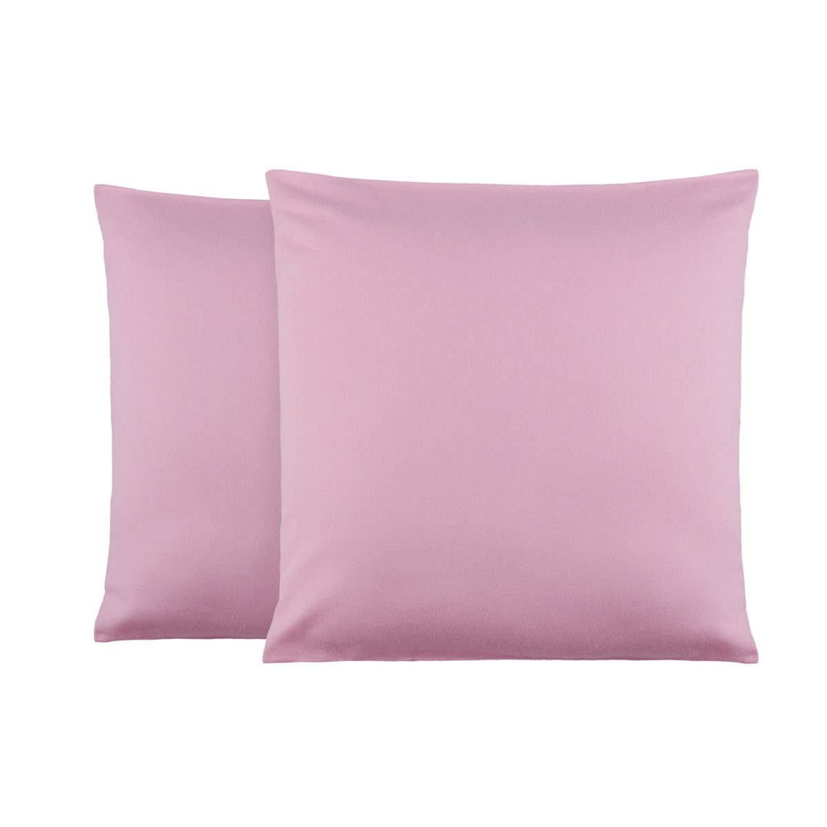 Lot de 2 Taies d'oreiller en Molleton Rose 65x65 cm Lot de 2 Taies d'oreiller en Molleton Rose 65x65 cm