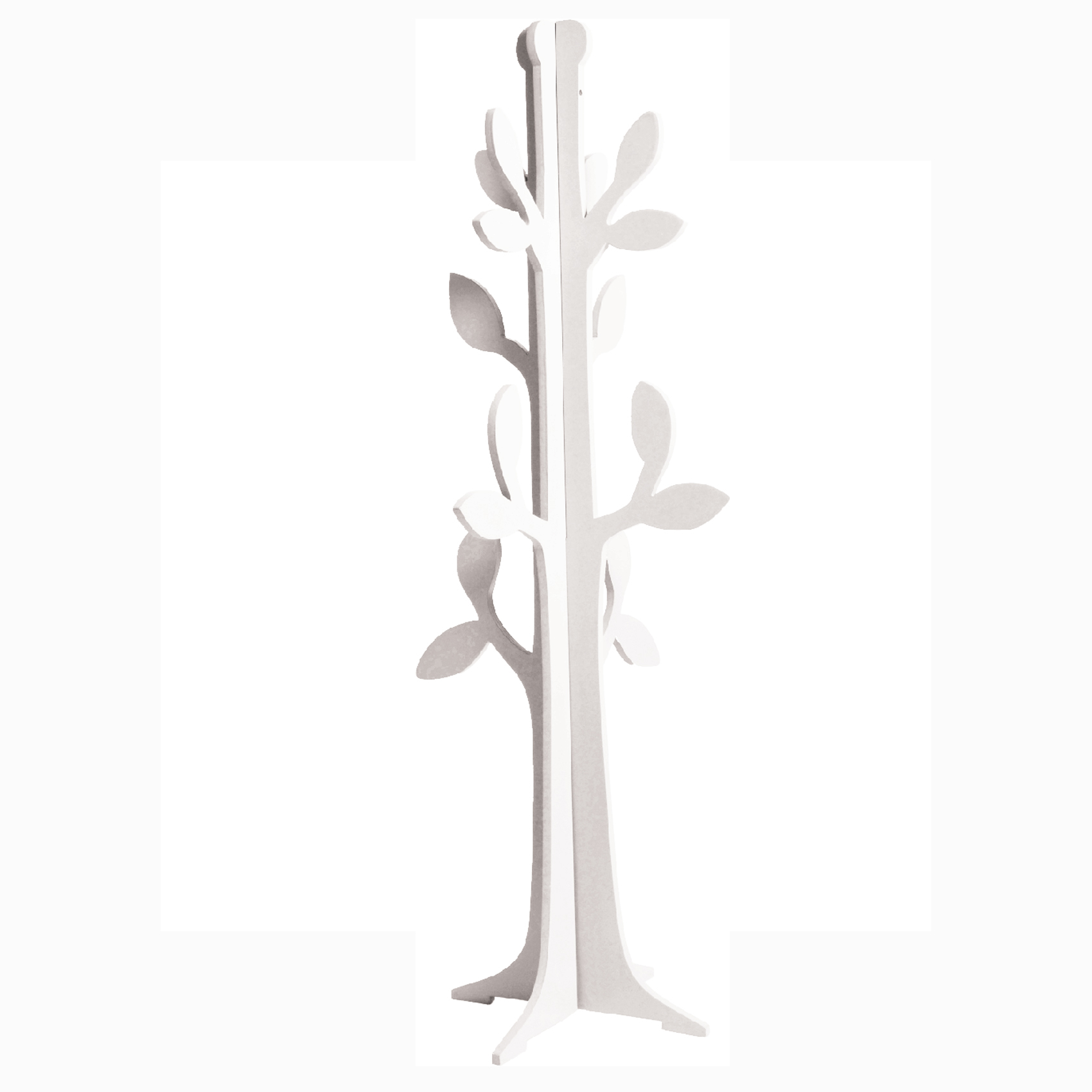 Arbre portant enfant forme charme blanc 45x120 Arbre portant enfant forme charme blanc 45x120