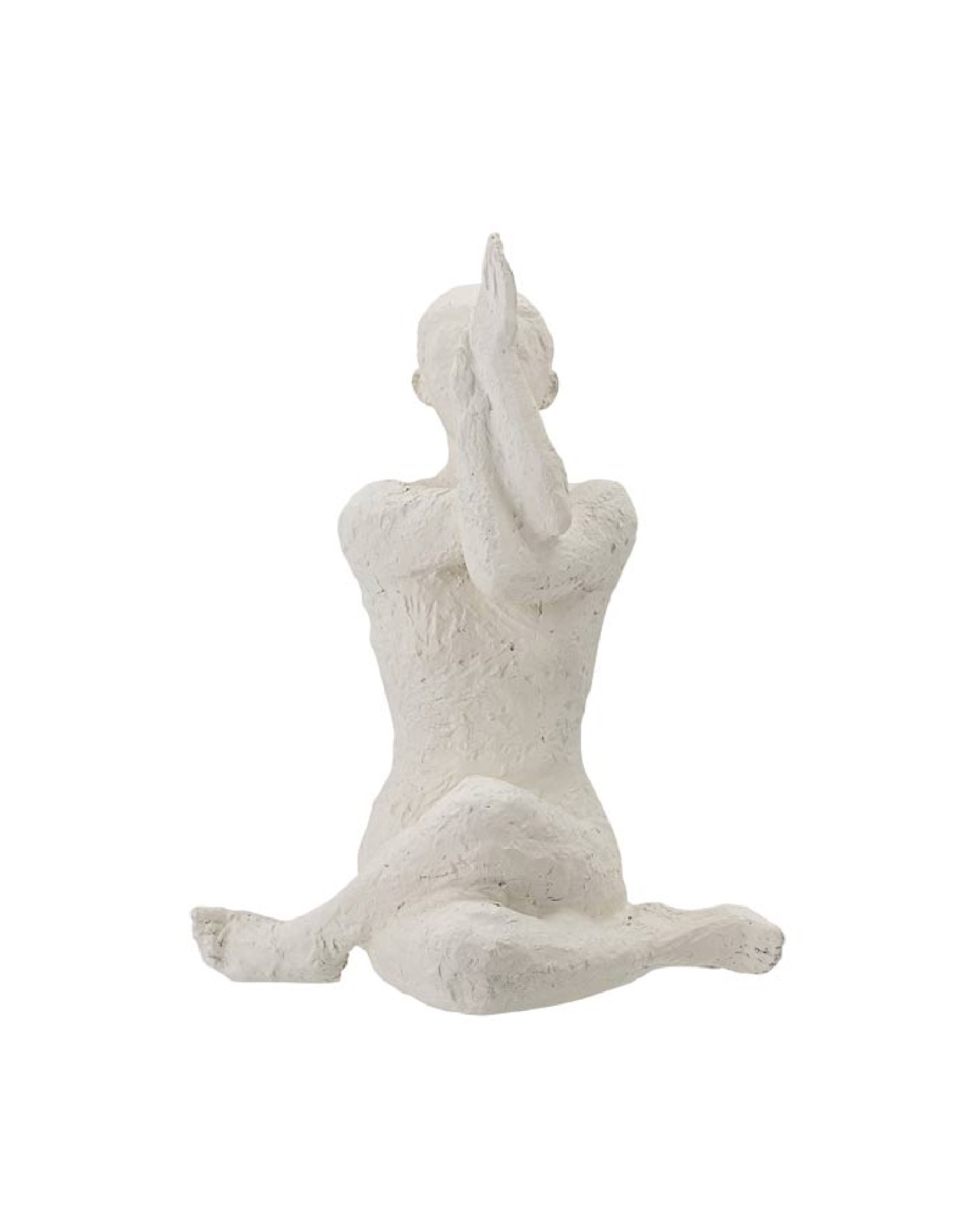 Statuette Nina en polyrésine blanche H23,5cm Statuette Nina en polyrésine blanche H23,5cm