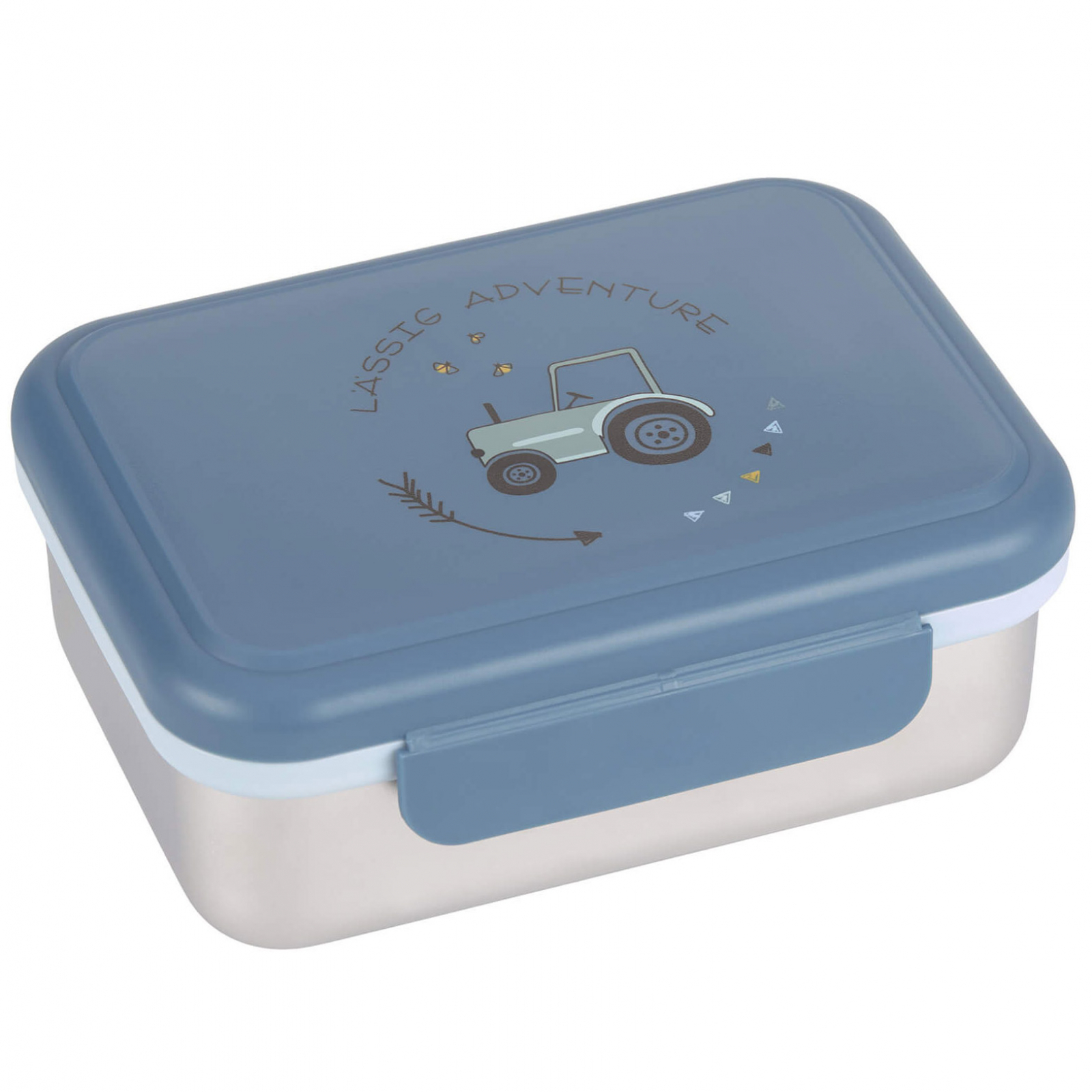 Boîte à goûter en inox Tracteur Boîte à goûter en inox Tracteur