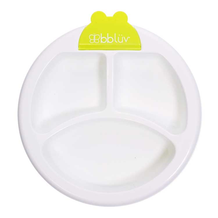 Assiette chauffante à compartiments et ventousée Vert Assiette chauffante à compartiments et ventousée Vert