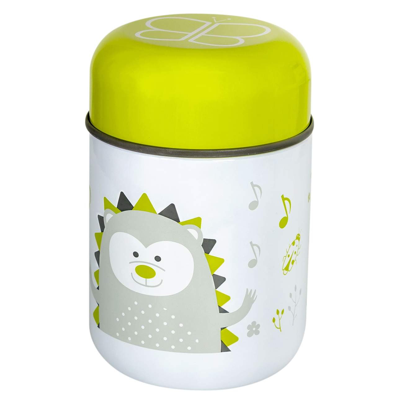 Boîte à repas isotherme avec cuillère vert bébé Boîte à repas isotherme avec cuillère vert bébé