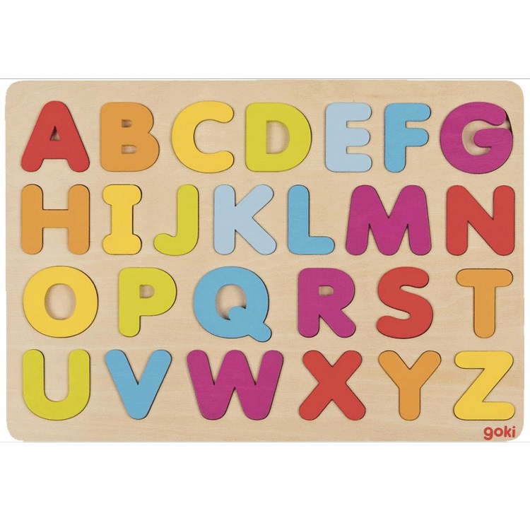 Puzzle d'encastrement Alphabet majuscules A-Z