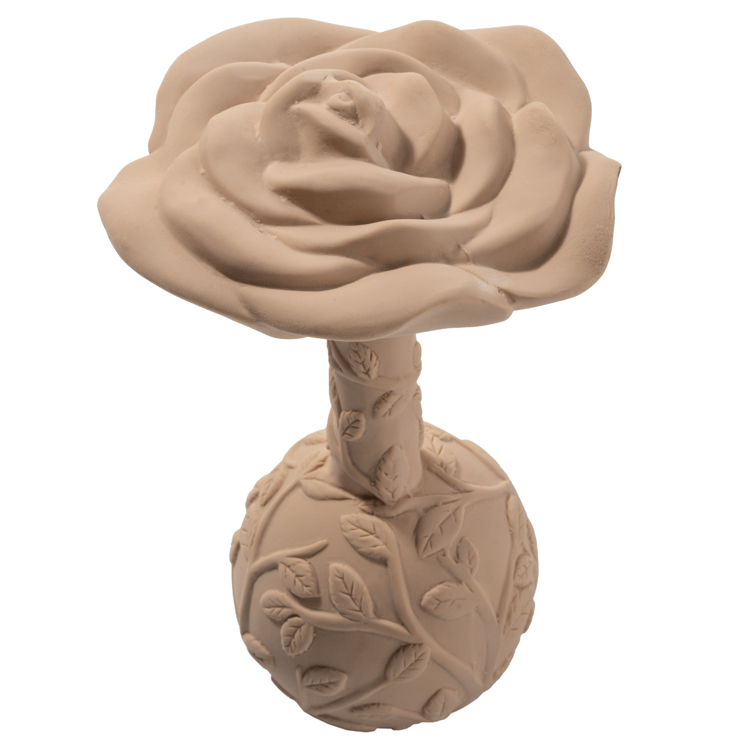 Hochet de dentition en caoutchouc naturel Rose Hochet de dentition en caoutchouc naturel Rose