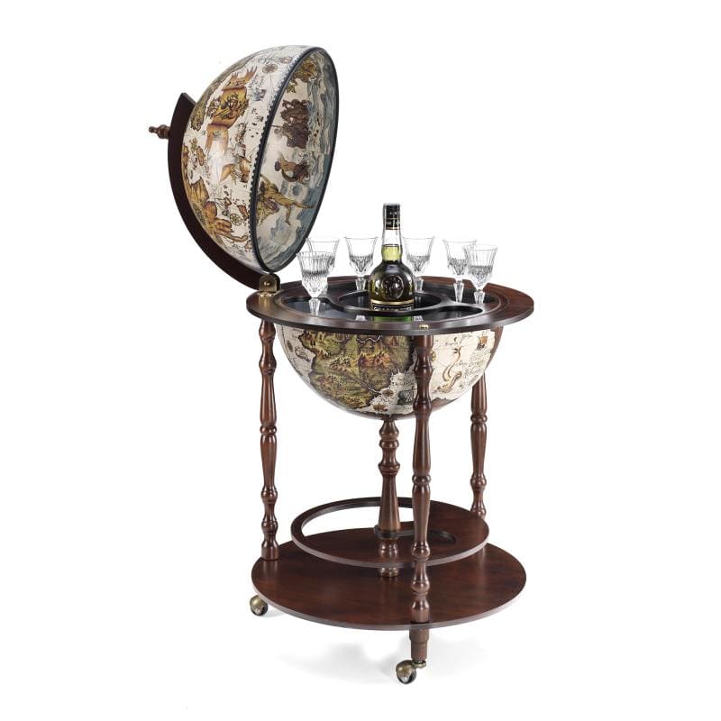 Globe bar de terre en style vintage D42cm Globe bar de terre en style vintage D42cm
