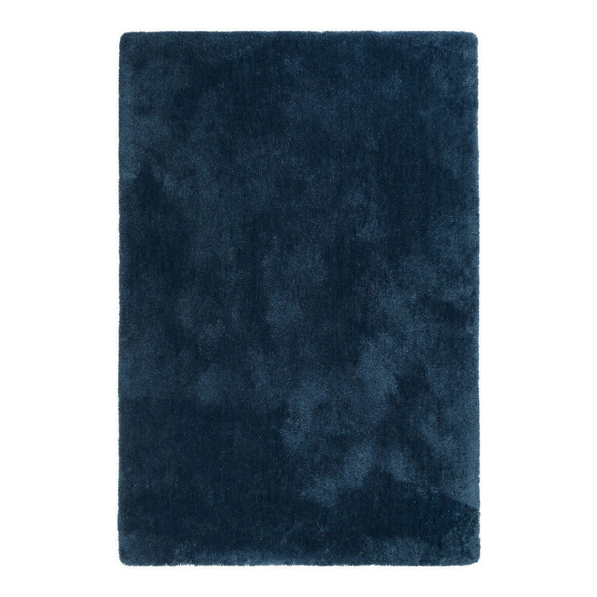 Tapis uni design en polyester turquoise 160x230