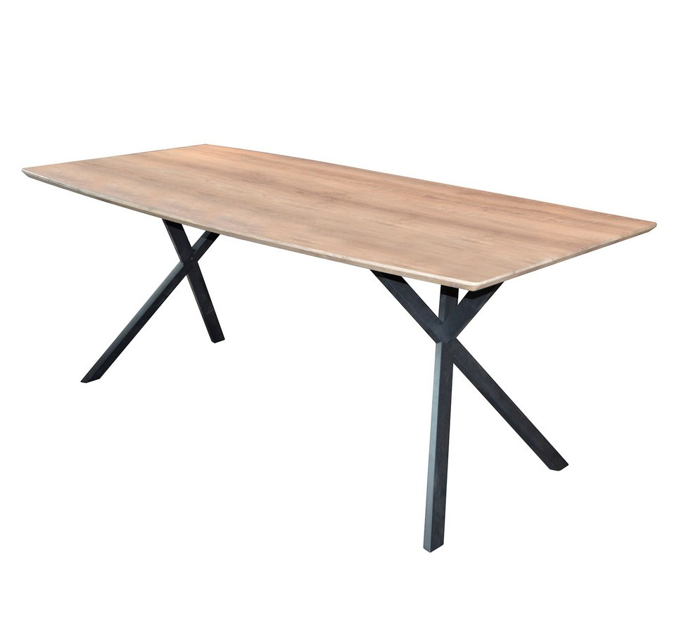Table repas effet Chêne L190