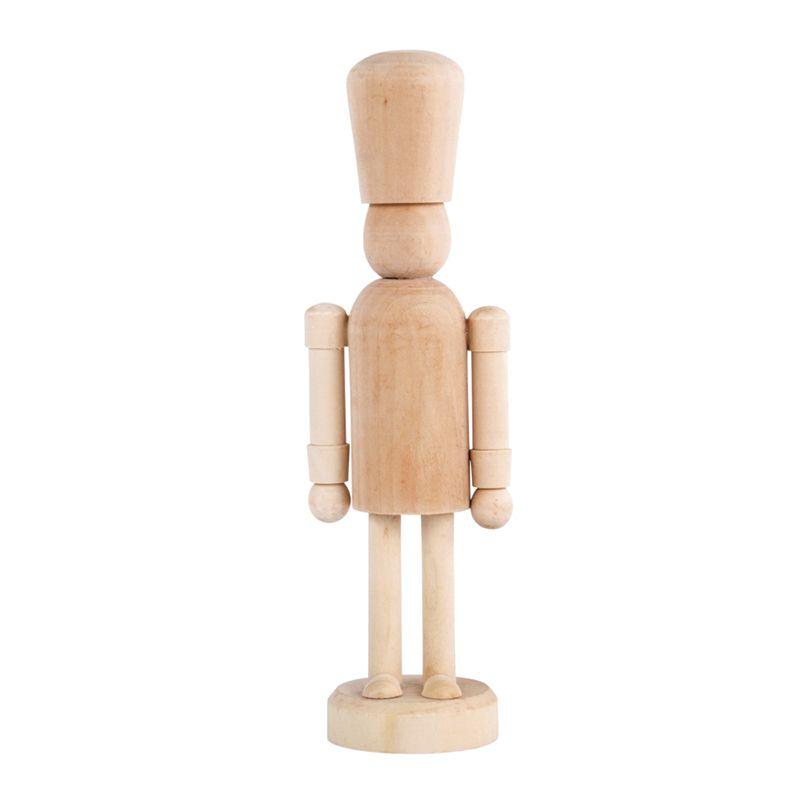 Personnage casse-noisette en bois à peindre H20cm Personnage casse-noisette en bois à peindre H20cm
