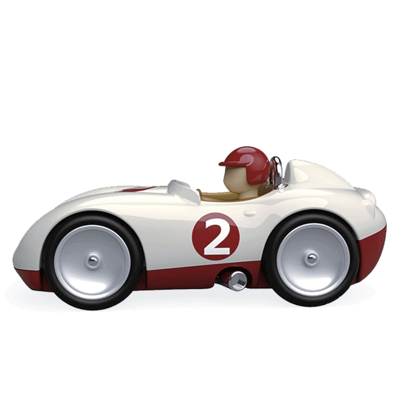 Petite voiture gris métalisé