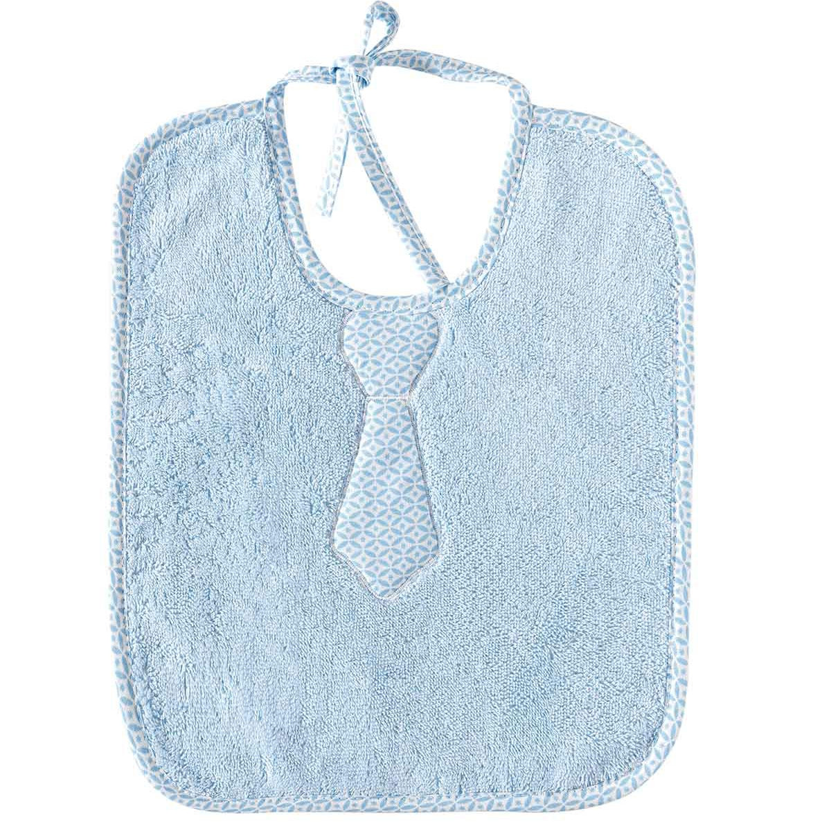 Lot de 2 bavoirs bébé doublés Ciel 24x36 cm Lot de 2 bavoirs bébé doublés Ciel 24x36 cm