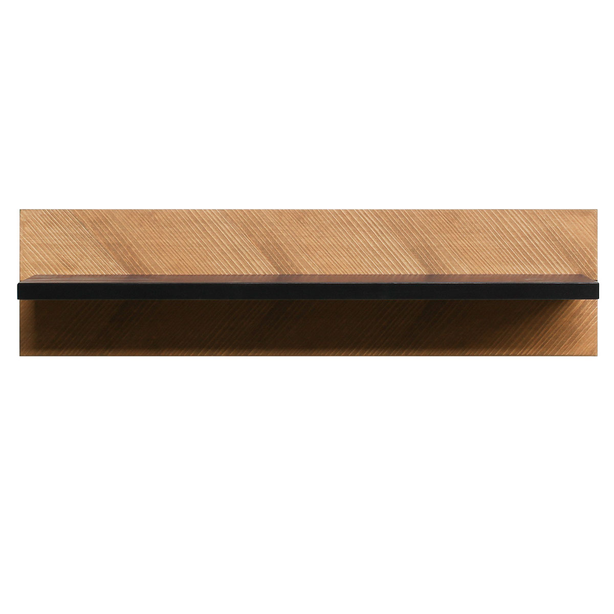 Etagère murale noir bois naturel Etagère murale noir bois naturel
