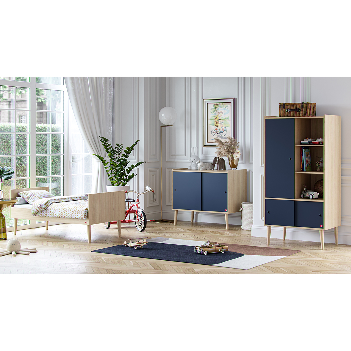 Armoire 1 porte naturel (Vox) - Image 2