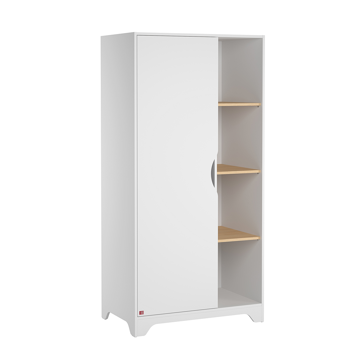 Armoire 1 porte blanc naturel Armoire 1 porte blanc naturel