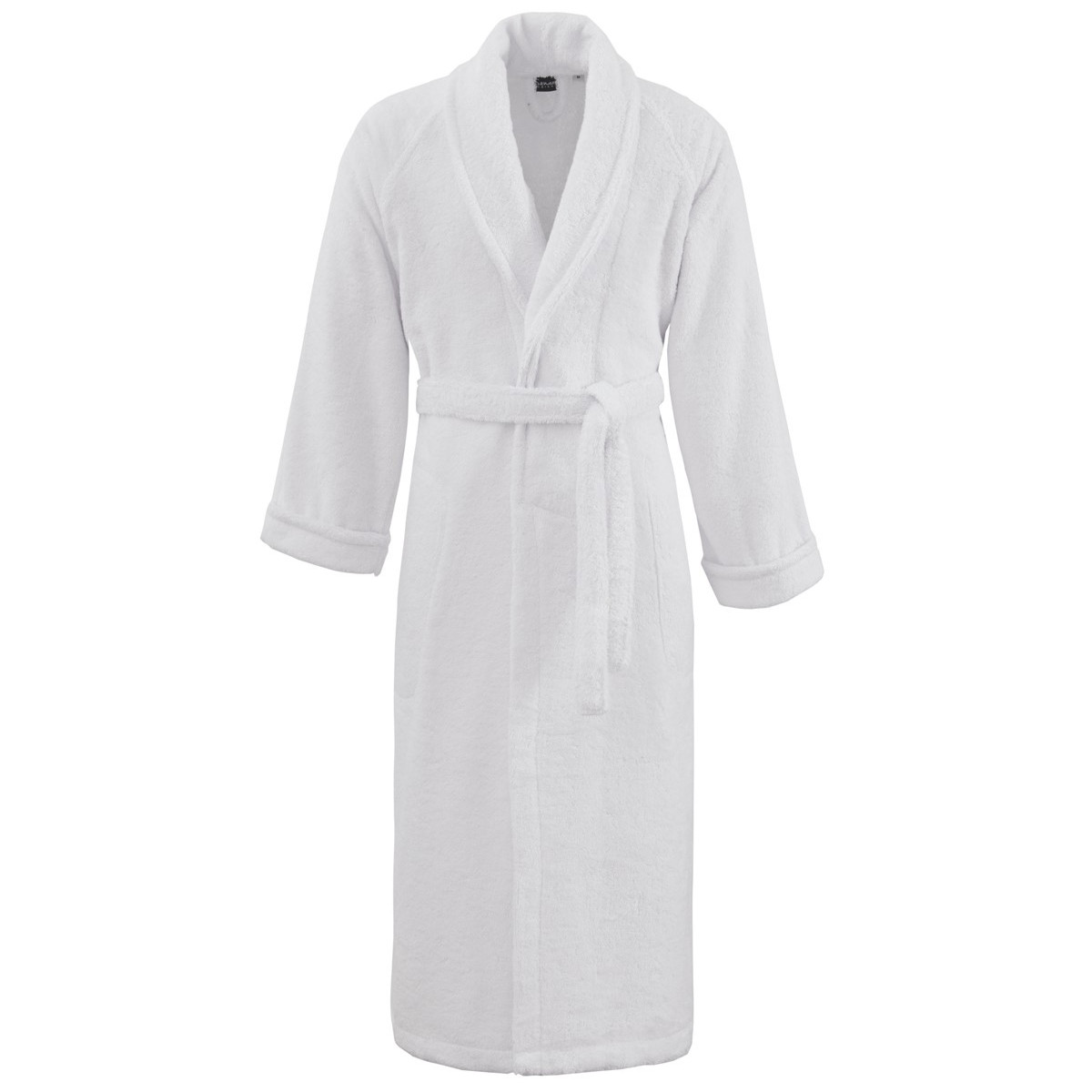 Peignoir col chale coton/modal Blanc XL Peignoir col chale coton/modal Blanc XL