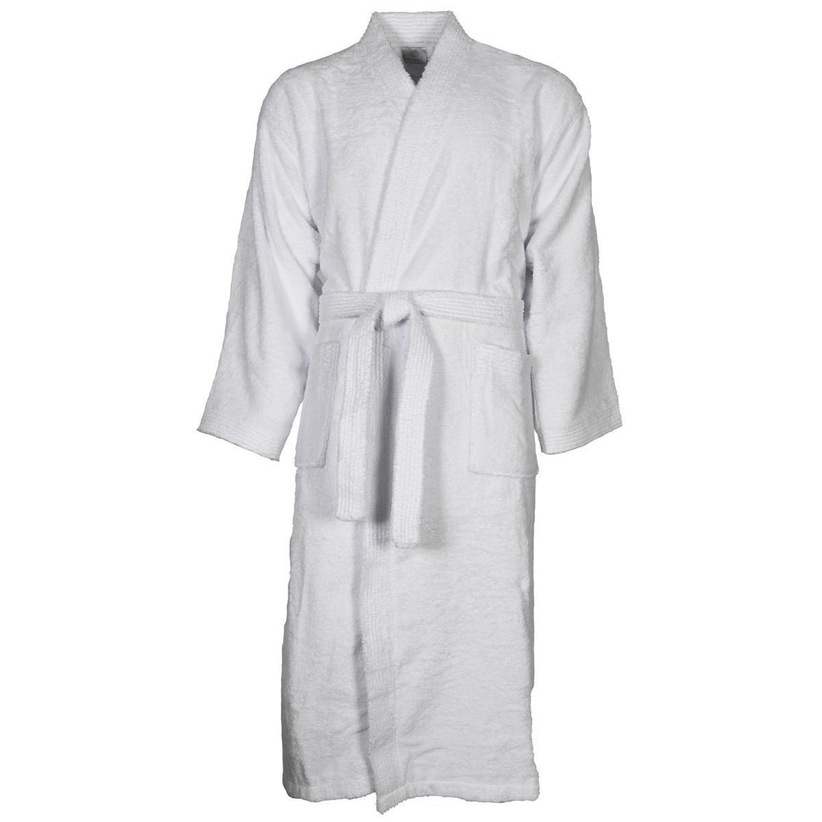 Peignoir col kimono Blanc XL