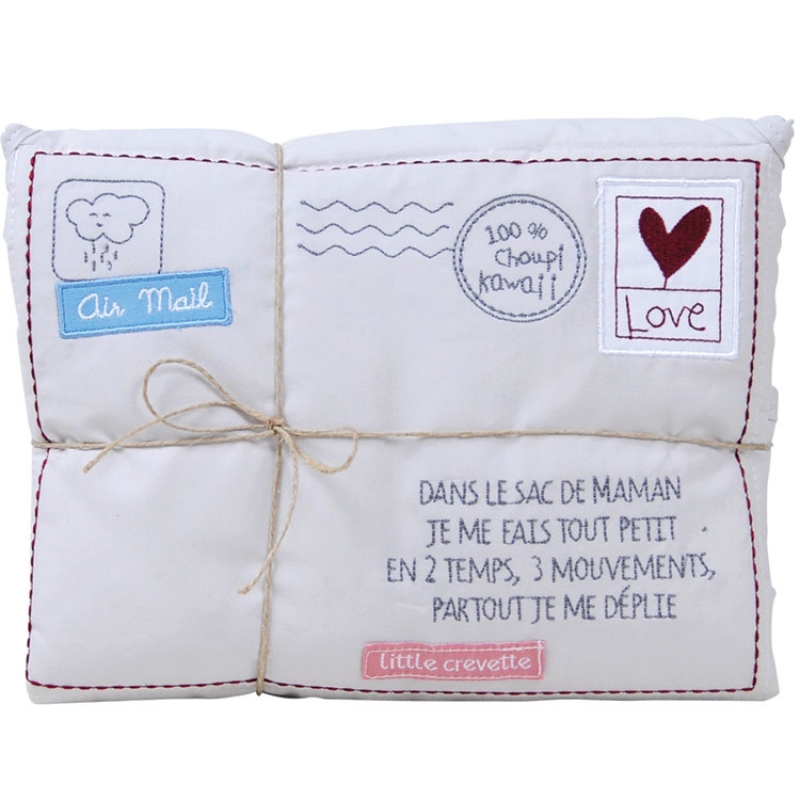 Tapis à langer de voyage coton bio