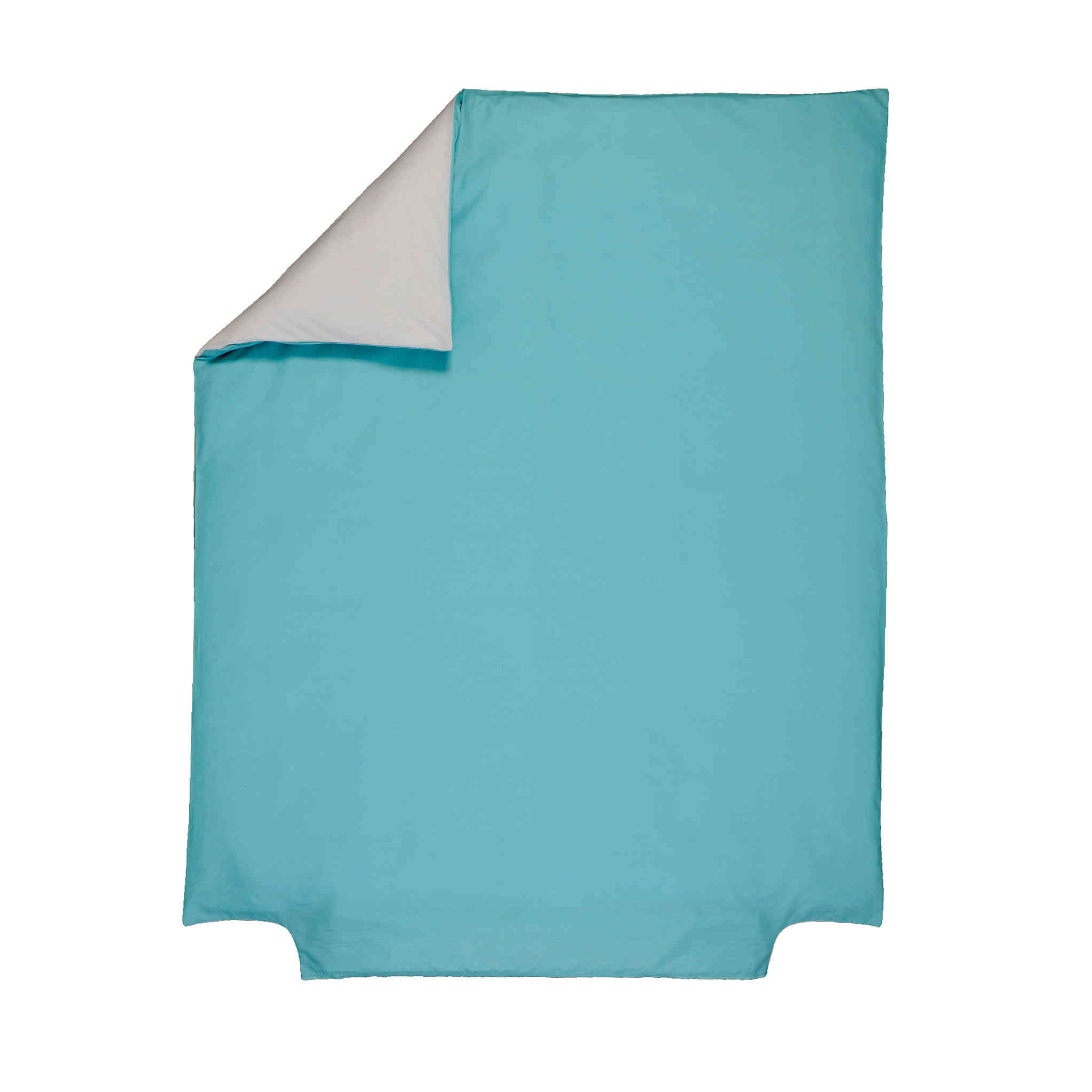 Housse de couette bicolore coton bio bébé Housse de couette bicolore coton bio bébé