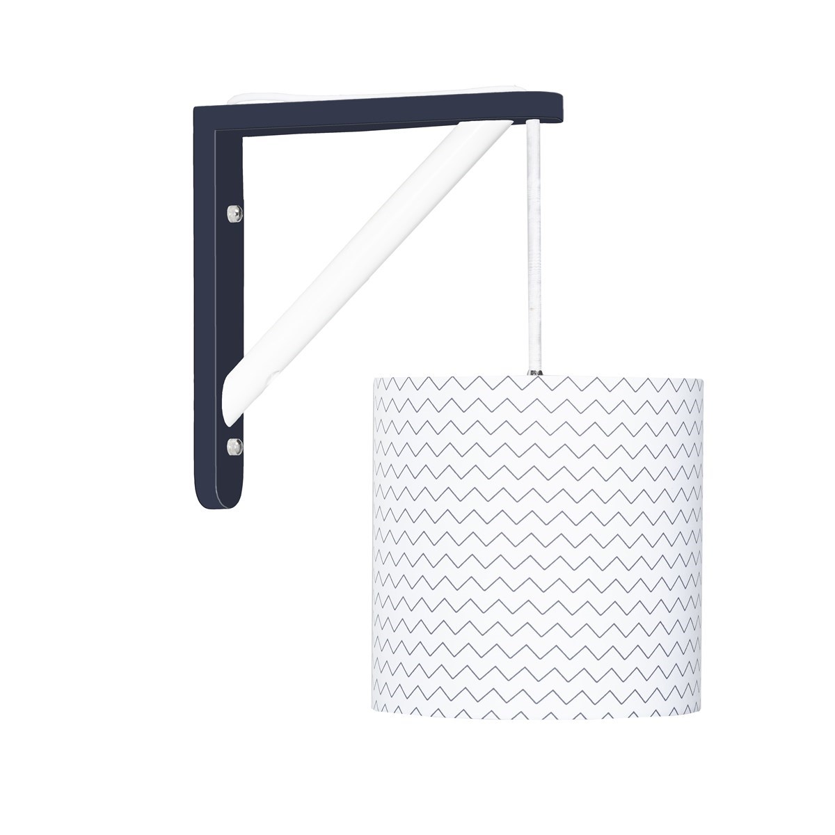 Luminaire murale en coton blanc Luminaire murale en coton blanc