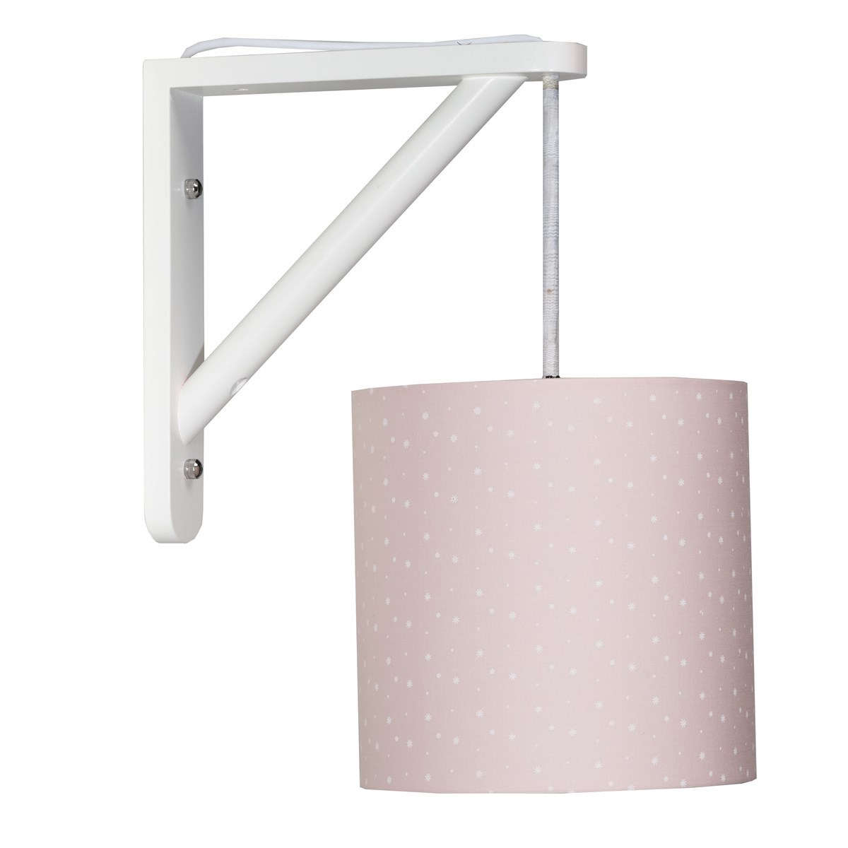 Luminaire murale en coton rose Luminaire murale en coton rose