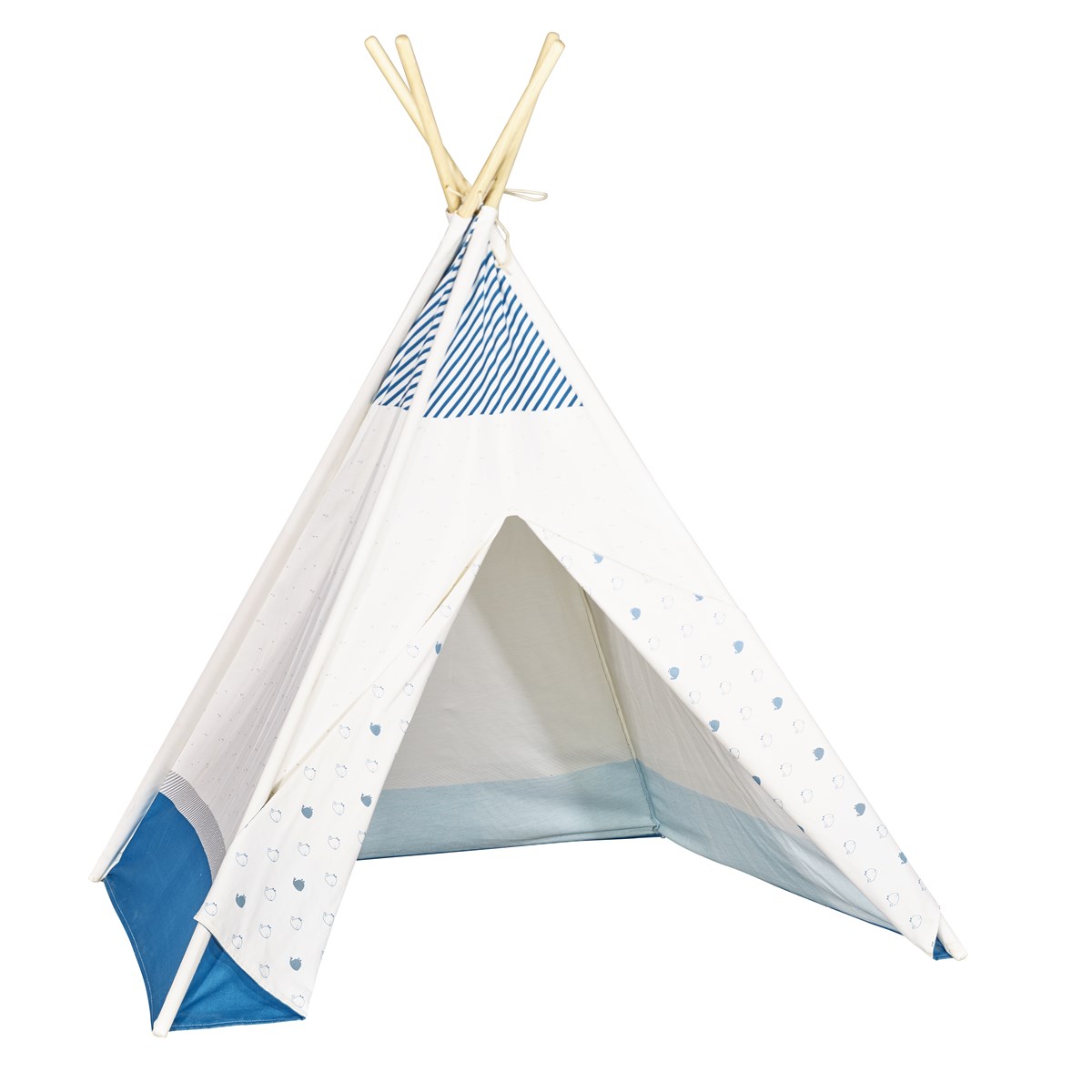 Tipi en toile en coton blanc Tipi en toile en coton blanc