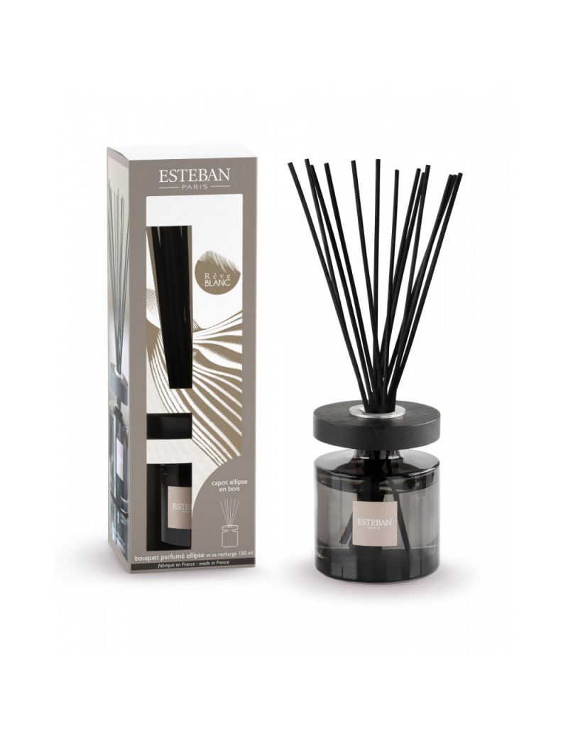 Bouquet parfumé ellipse et sa recharge 150ml rêve blanc Bouquet parfumé ellipse et sa recharge 150ml rêve blanc