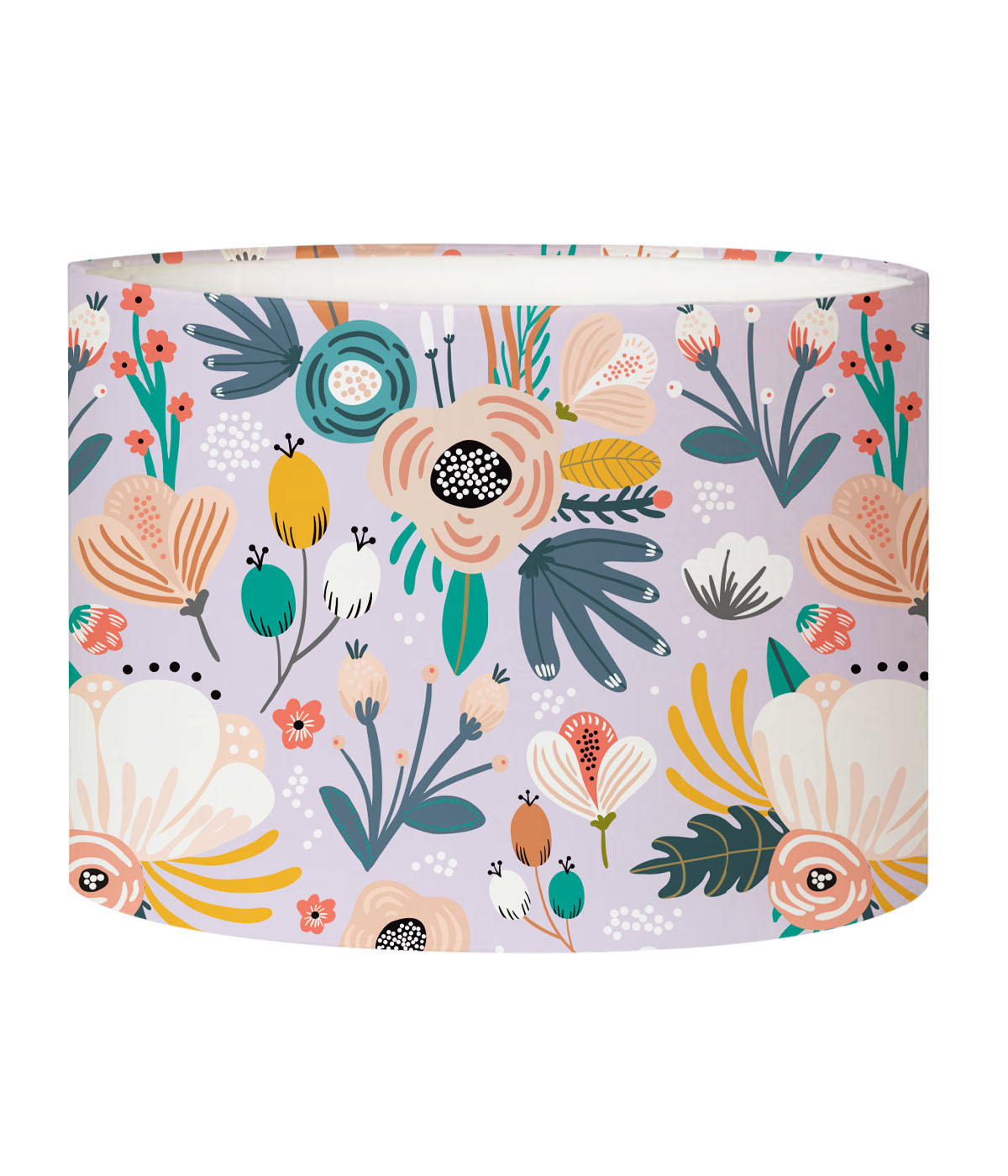 Abat-jour lampadaire enfant Floral Lavande D 45 x H 25 Abat-jour lampadaire enfant Floral Lavande D 45 x H 25