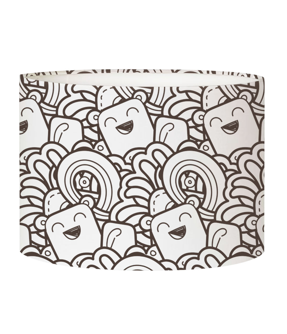 Abat-jour lampadaire enfant doodle Happy D 45 x H 25 Abat-jour lampadaire enfant doodle Happy D 45 x H 25