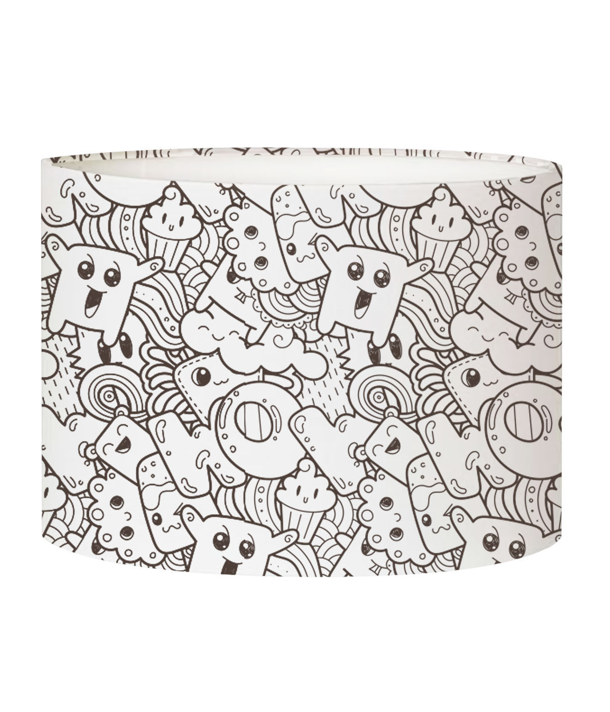 Abat-jour lampadaire enfant doodle PopCorn D 45 x H 25 Abat-jour lampadaire enfant doodle PopCorn D 45 x H 25