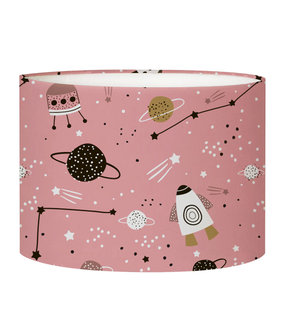 Abat-jour lampadaire enfant Planète Rose Doux D 45 x H 25 Abat-jour lampadaire enfant Planète Rose Doux D 45 x H 25