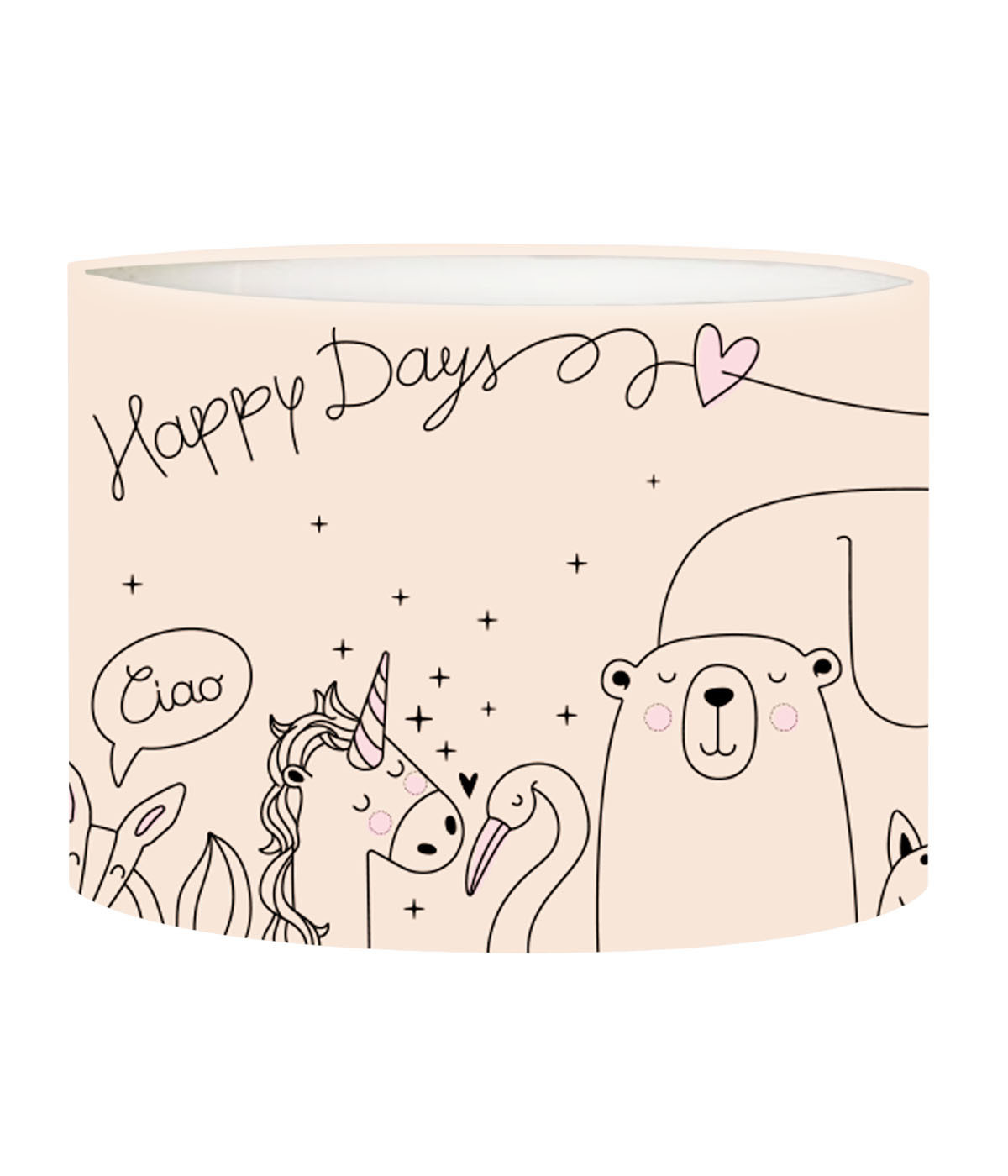 Abat-jour chevet enfant Happydays Nymphéa D 25 x H 20 Abat-jour chevet enfant Happydays Nymphéa D 25 x H 20