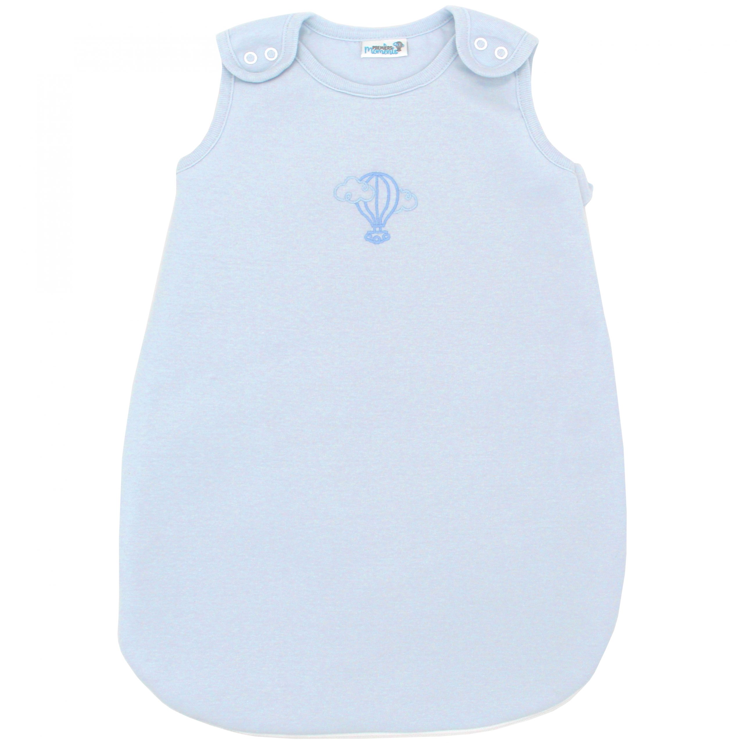 Gigoteuse mi-saison 0-3 mois 100% Coton Bio couleur Azur Gigoteuse mi-saison 0-3 mois 100% Coton Bio couleur Azur