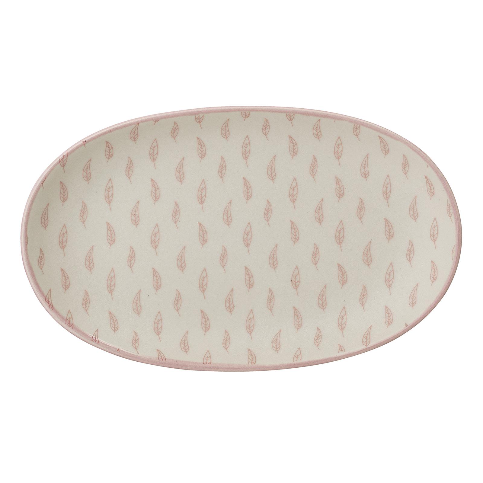 Assiette plume grès céramique 21,5x13cm Assiette plume grès céramique 21,5x13cm