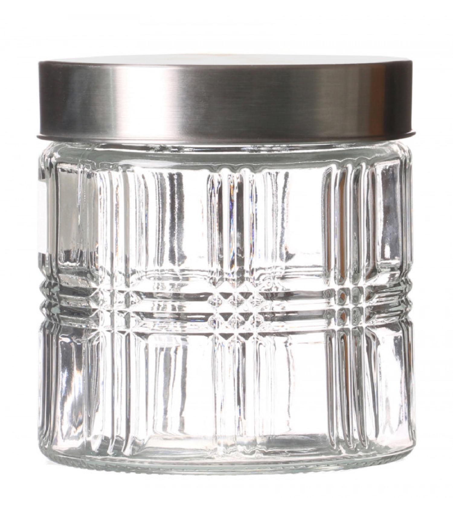 Bocal cuisine hermétique en verre avec couvercle inox 800ml Bocal cuisine hermétique en verre avec couvercle inox 800ml