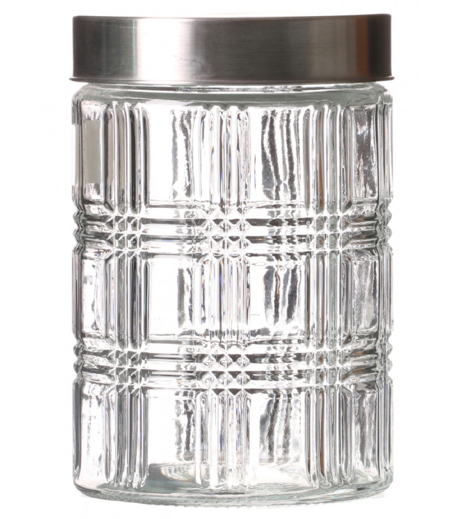 Bocal cuisine hermétique en verre avec couvercle inox 1200ml Bocal cuisine hermétique en verre avec couvercle inox 1200ml