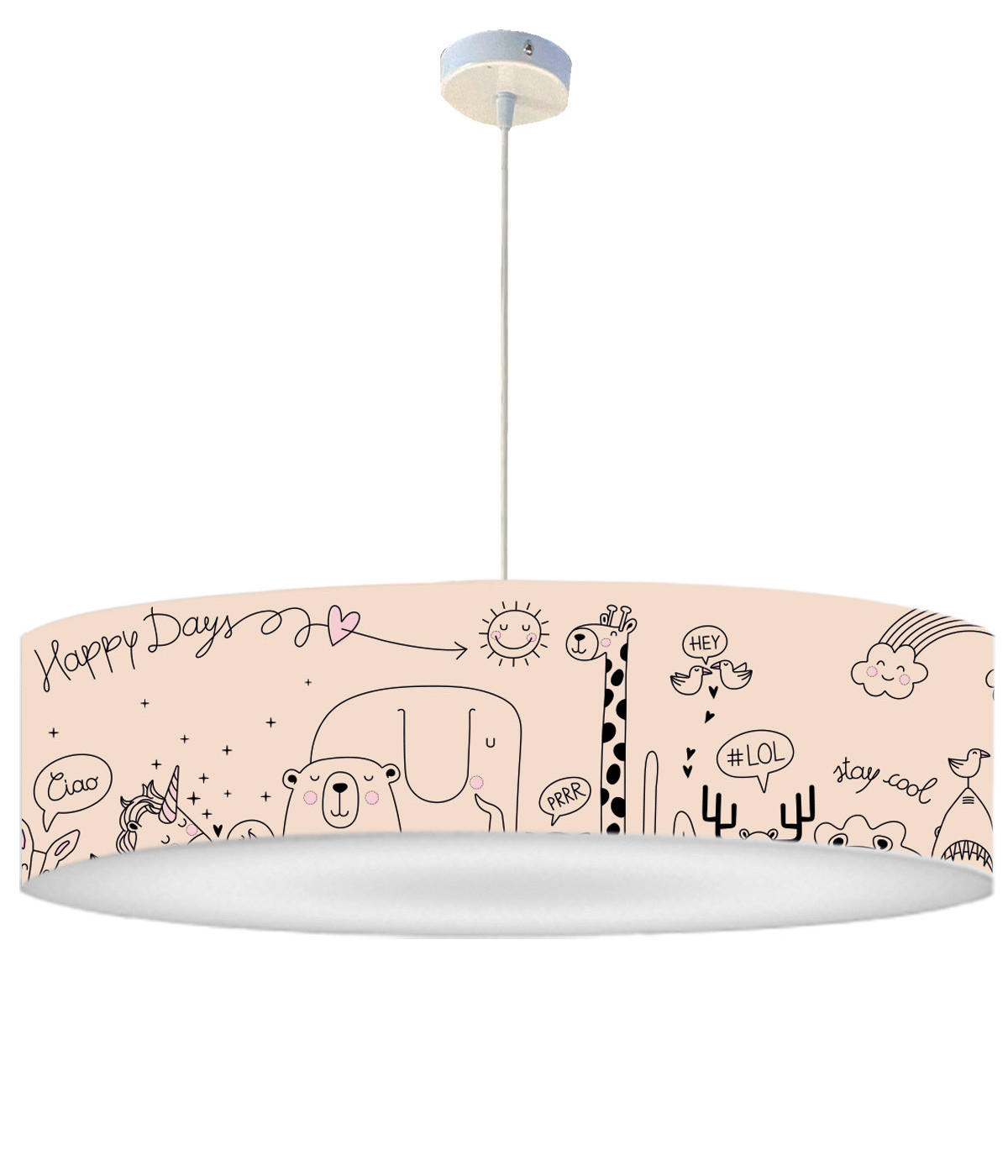 Suspension Enfant Happydays Nymphéa D 60 x H 30 Suspension Enfant Happydays Nymphéa D 60 x H 30