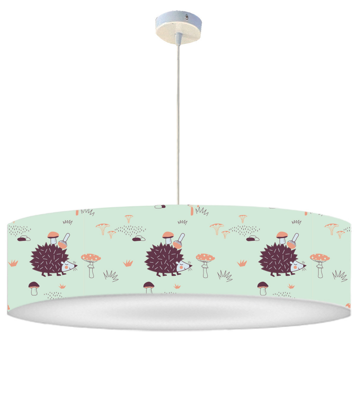 Suspension Enfant Hérisson Vert Pastel D 60 x H 30 Suspension Enfant Hérisson Vert Pastel D 60 x H 30