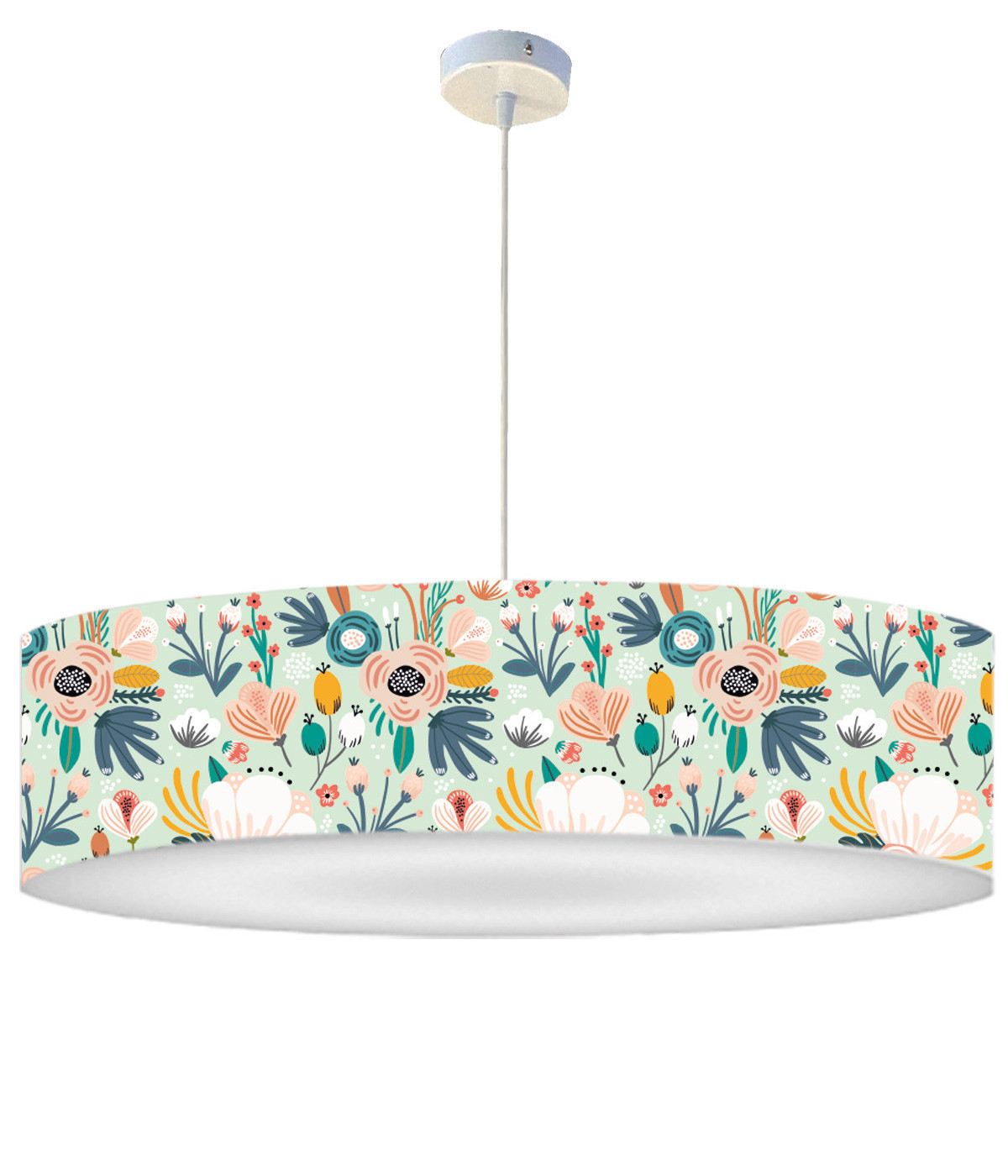 Suspension Enfant Floral Vert Pastel D 60 x H 30 Suspension Enfant Floral Vert Pastel D 60 x H 30