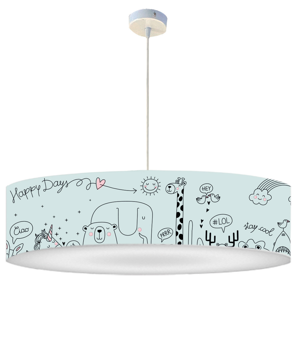Suspension Enfant Happydays Petit Bleu D 60 x H 30 Suspension Enfant Happydays Petit Bleu D 60 x H 30