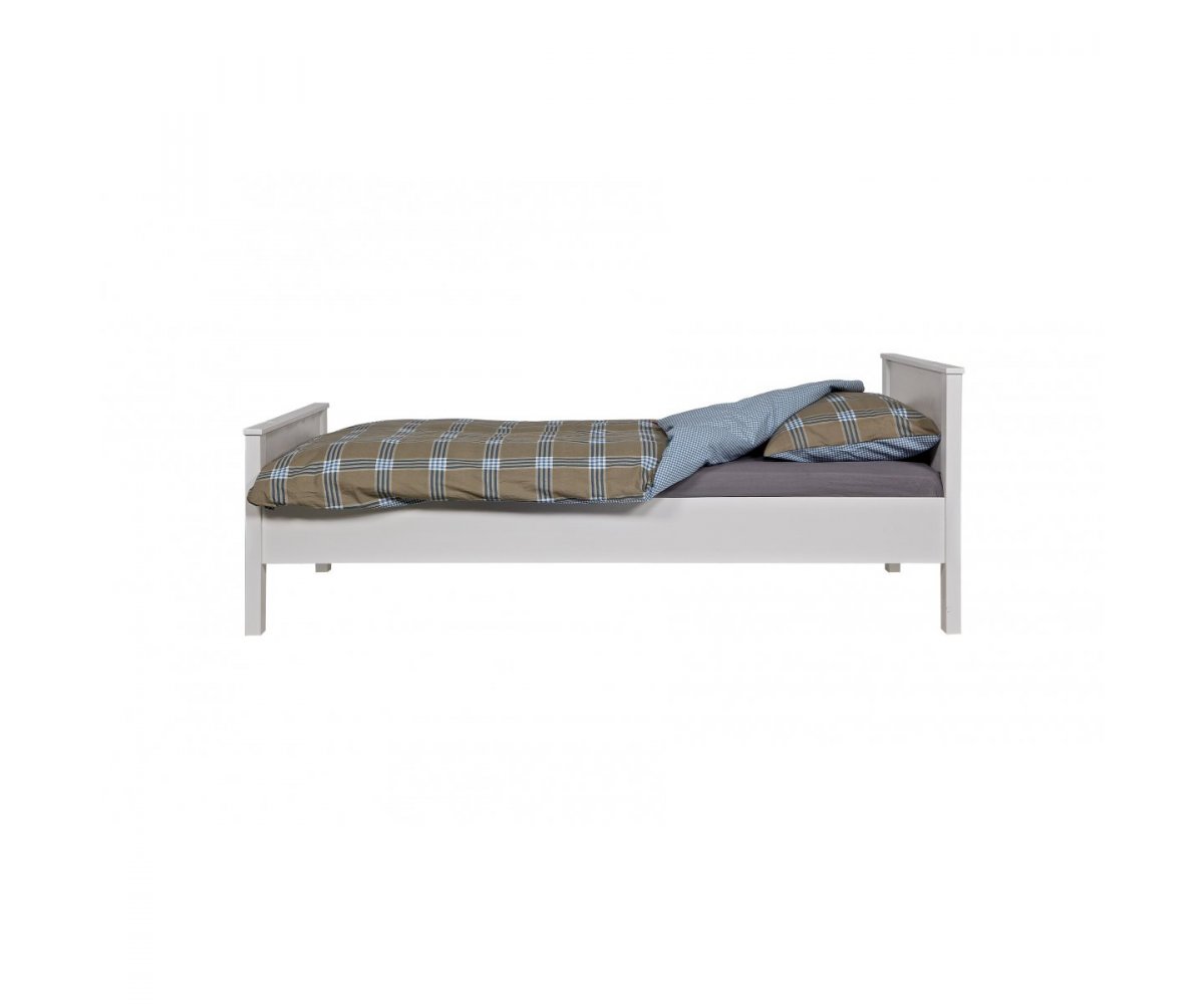 Cadre de lit en pin fsc 90x200 blanc Cadre de lit en pin fsc 90x200 blanc