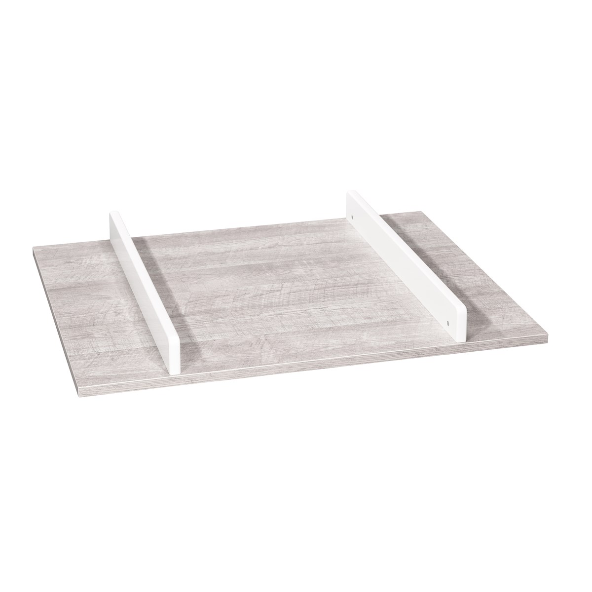 Plan à langer en bois gris Plan à langer en bois gris